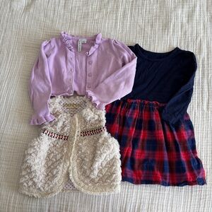 Bundle of 3 Baby Clothes Janie And Jack Sweater